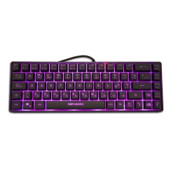 Teclado Mini 65  Deep Gaming TM065 keyboard USB QWERTY Spanish Black