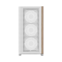 Caixa Micro-ATX Aerocool D301A ARGB Vidro Temperado Branco