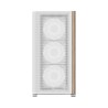 Caixa Micro-ATX Aerocool D301A ARGB Vidro Temperado Branco