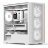 Caixa Micro-ATX Aerocool D301A ARGB Vidro Temperado Branco