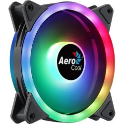 Pack 3 Ventoinhas Aerocool Duo 12 ARGB Preto 120mm