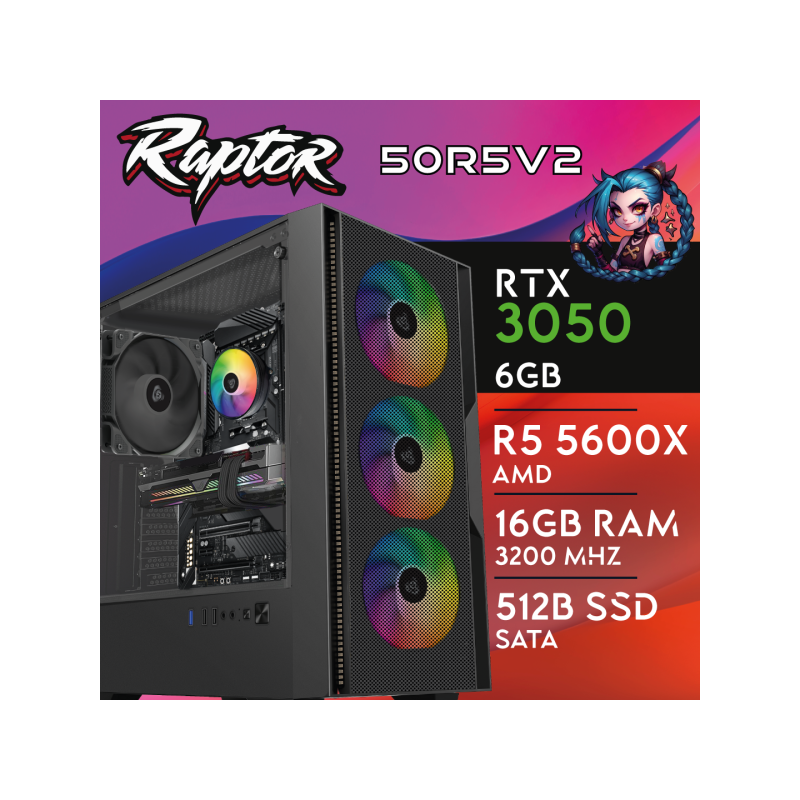 Computador Gaming - Raptor-50R5V2 Computador Gaming - Raptor-50R5V2