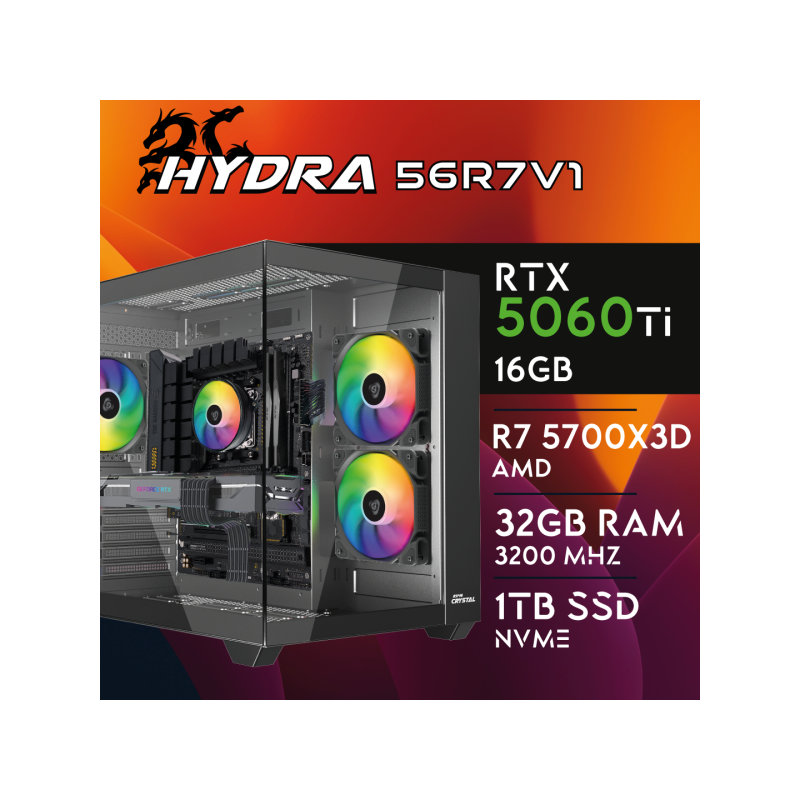 Computador Gaming - Hydra-56R7V1 Computador Gaming - Hydra-56R7V1