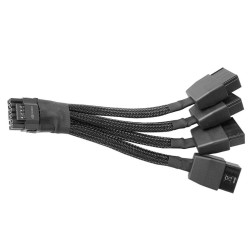 Cabo adaptador Nvidia 12VHPWR para 4x 8 pinos