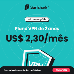 VPN SurfShark 24 meses (+3 gratis) 2,19€ por mês