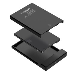 Caixa Externa USB 3.2 Gen 1 para Discos SSD/HDD SATA 2.5''
