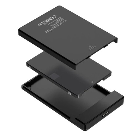 Caixa Externa USB 3.2 Gen 1 para Discos SSD/HDD SATA 2.5''