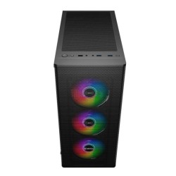 Caixa ATX Unyka Gaming MIR100 ARGB Vidro Temperado Preta