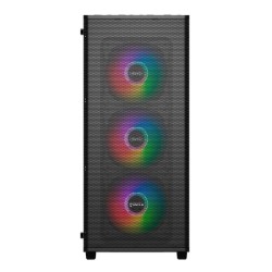 Caixa ATX Unyka Gaming MIR100 ARGB Vidro Temperado Preta