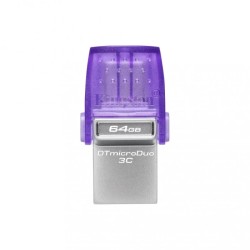 Pen USB Kingston 64GB DataTraveler microDuo 3C 200MB/s dual USB-A + USB-C