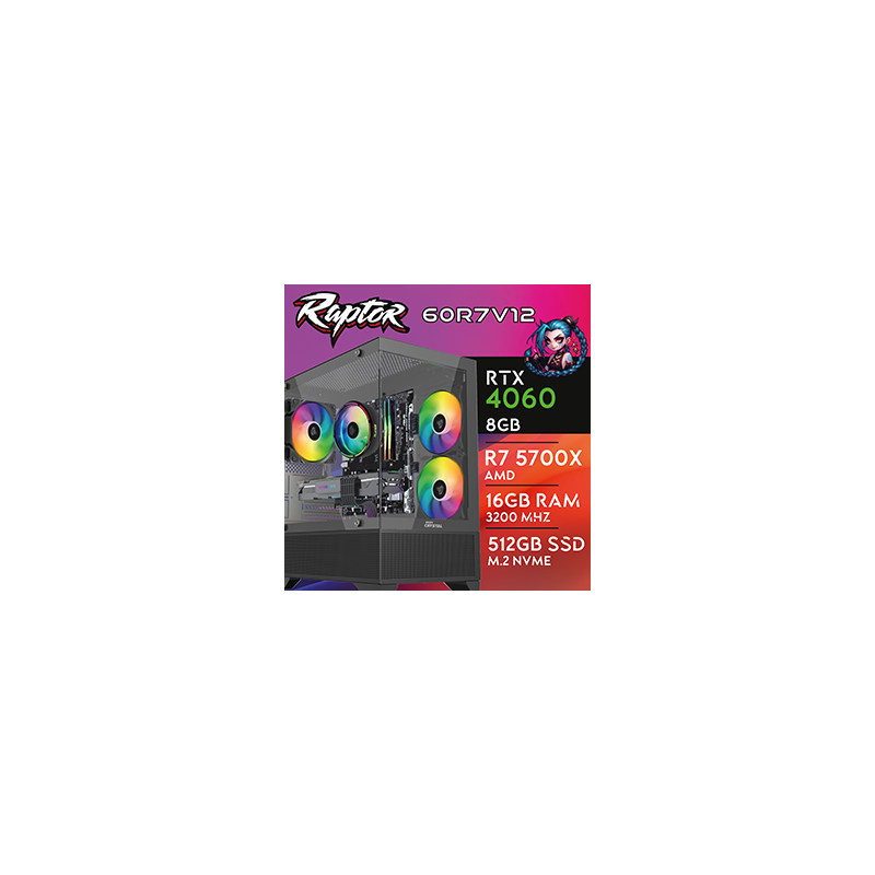 Computador Gaming - Raptor-60R7V12 Computador Gaming - Raptor-60R7V12