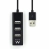 Hub USB 2.0 4 portas