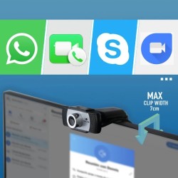 Webcam NGS Xpresscam 720 (720P HD - Microfone Incorporado)