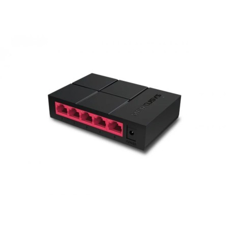 Switch 5 Portas Gigabit Mercusys MS105G Mini UnManaged