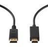 Cabo Adaptador DisplayPort para HDMI 1.2, Gold Plated, 1.8m
