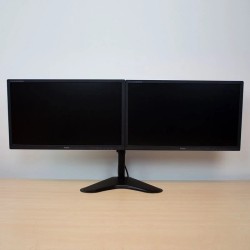 Suporte Monitor de Mesa 2 Monitores até 32", Max VESA 100x100