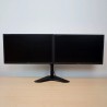 Suporte Monitor de Mesa 2 Monitores até 32", Max VESA 100x100