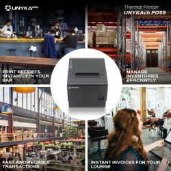 Impressora Talões Térmica POS Go-Infinity P80 USB LAN 80mm