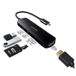 Docking Station USB-C HDMI 2xUSB 3.0 + SD/TF Nilox