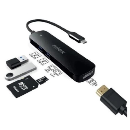 Docking Station USB-C HDMI 2xUSB 3.0 + SD/TF Nilox