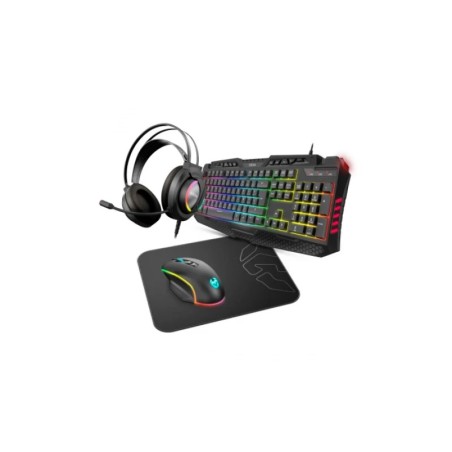 Kit Gaming Krom Kritic Teclado + Rato + Auricular + Tapete