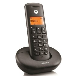 Telefone DECT Motorola E201 Identificação de chamadas e Alta-voz Preto