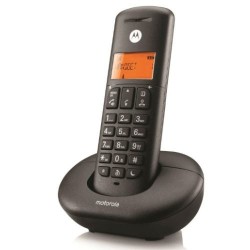 Telefone DECT Motorola E201 Identificação de chamadas e Alta-voz Preto