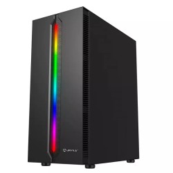 Caixa ATX Unyka Gaming Armor Lumina 205 ARGB USB2.0/3.0 BLACK