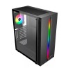 Caixa ATX Unyka Gaming Armor Lumina 205 ARGB USB2.0/3.0 BLACK
