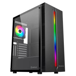 Caixa ATX Unyka Gaming Armor Lumina 205 ARGB USB2.0/3.0 BLACK