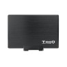 Caixa HDD Tooq 3.5" SATA USB 3.0 Aluminio Preto
