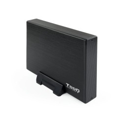 Caixa HDD Tooq 3.5" SATA USB 3.0 Aluminio Preto