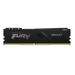 16GB RAM Kingston Fury Beast 16GB (2x8GB) DDR4-3200MHz 1R CL16 Preta
