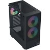Caixa ATX Aerocool B508A Flow ARGB Vidro Temperado Preto