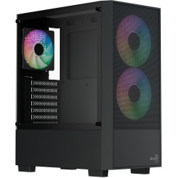 Caixa ATX Aerocool B508A Flow ARGB Vidro Temperado Preto