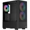 Caixa ATX Aerocool B508A Flow ARGB Vidro Temperado Preto