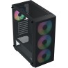Caixa ATX Aerocool B509A Flow ARGB Vidro Temperado Preto