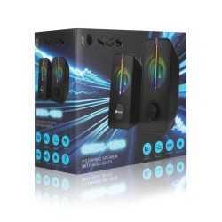 Colunas Gaming 2.0 Stereo 12W alimentação USB NGS GSX-150