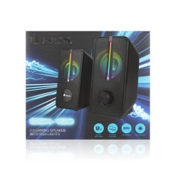 Colunas Gaming 2.0 Stereo 12W alimentação USB NGS GSX-150