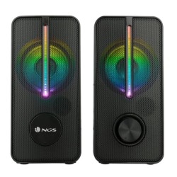 Colunas Gaming 2.0 Stereo 12W alimentação USB NGS GSX-150